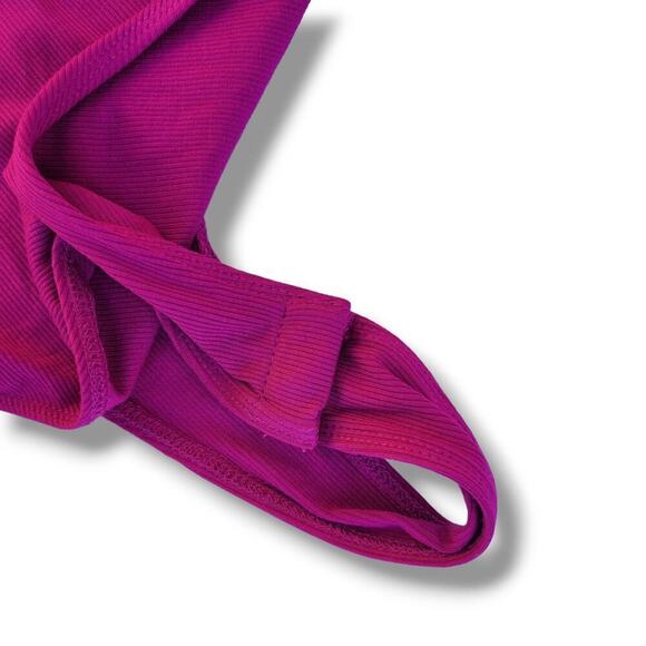 Wild Fable Women’s Plum Purple Tank Bodysuit | Side Cut Out | Rayon Spandex - Picture 2 of 9